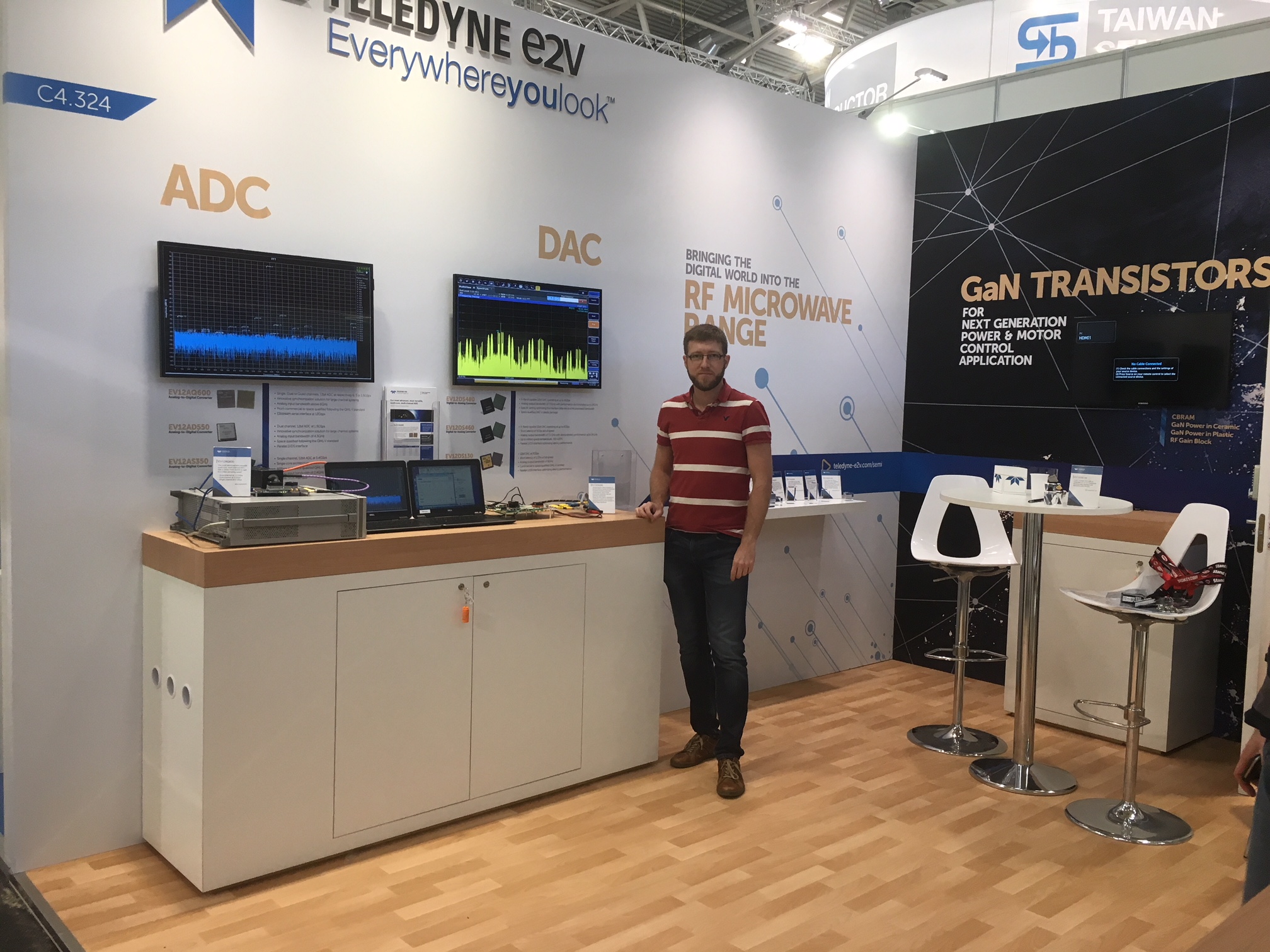 Teledyne e2v booth at electronica 2018